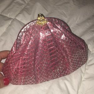 Adorable Faux snakeskin bag
